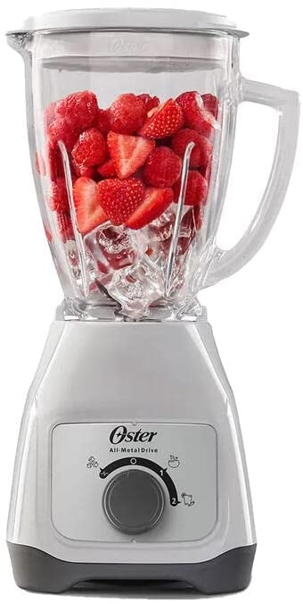 Oster BLSTKAG 600W Blender with Glass Jar & Knob Control - 220V European Model (Not for USA) - Perfect for Smoothies, Soups & Food Prep in European Kitchens