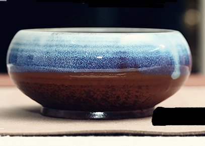 Handmade Ceramic Clay Bowl - Small Round Flower Planter Pot for Home & Garden Decor | Chinese Style Antique Design | Perfect for Succulents, Herbs & Table Centerpieces