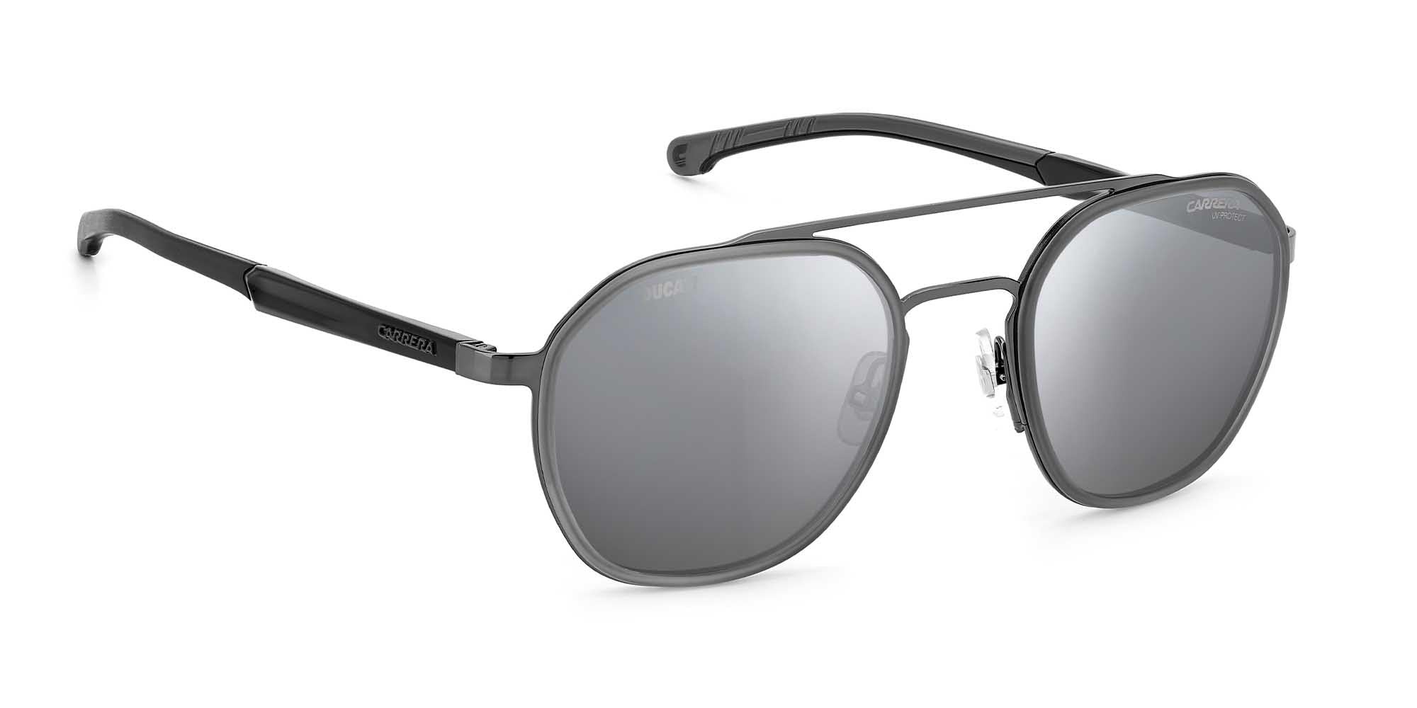 Carrera Ducati CARDUC 005/S Sunglasses - Polarized Motorcycle Riding Glasses for Men & Women - UV Protection for Cycling, Driving, and Outdoor Sports
