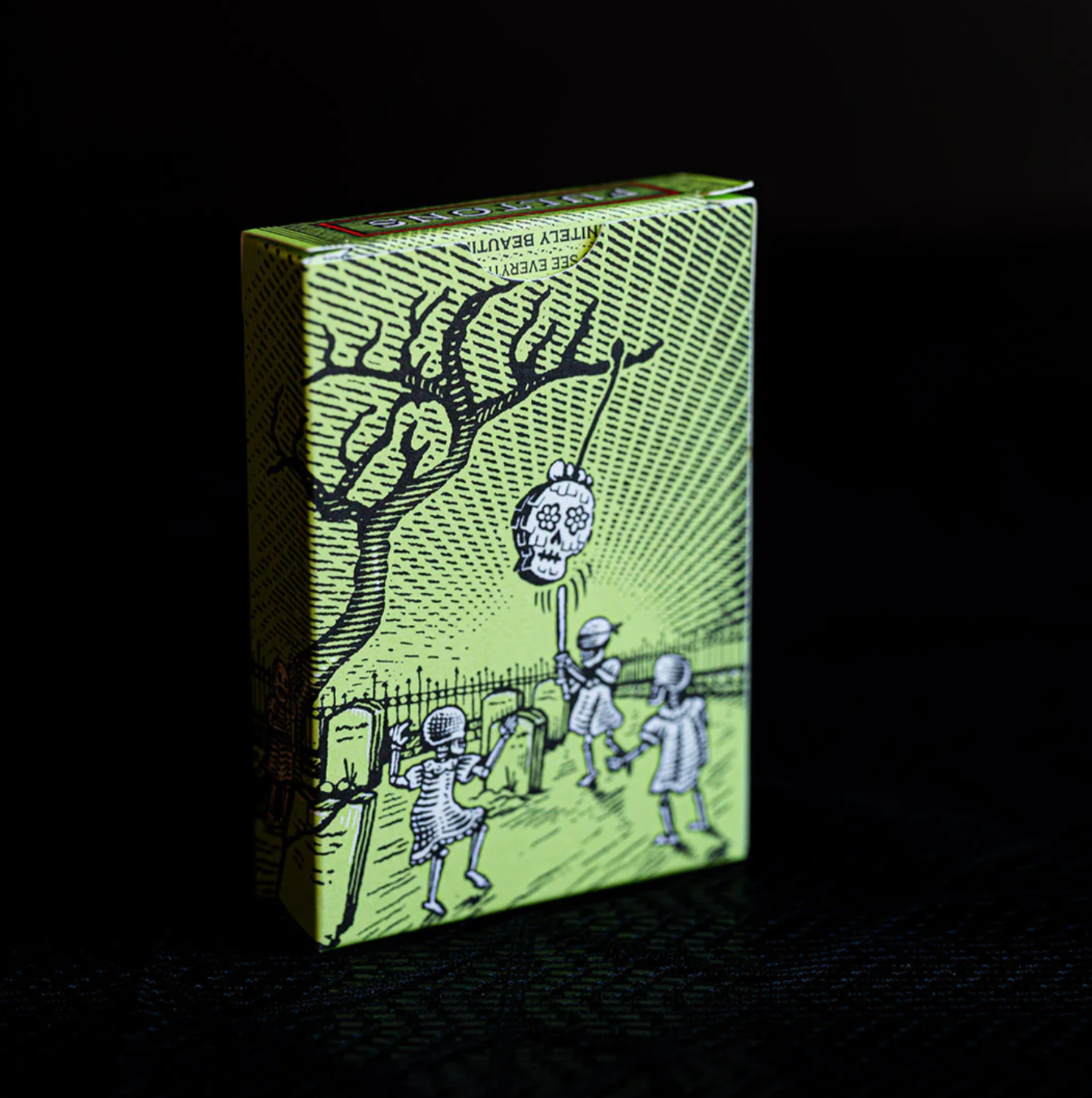 Fulton's Day of the Dead Green Edition - Premium Collectible Sugar Skull Decor for Halloween & Mexican Holiday Celebrations