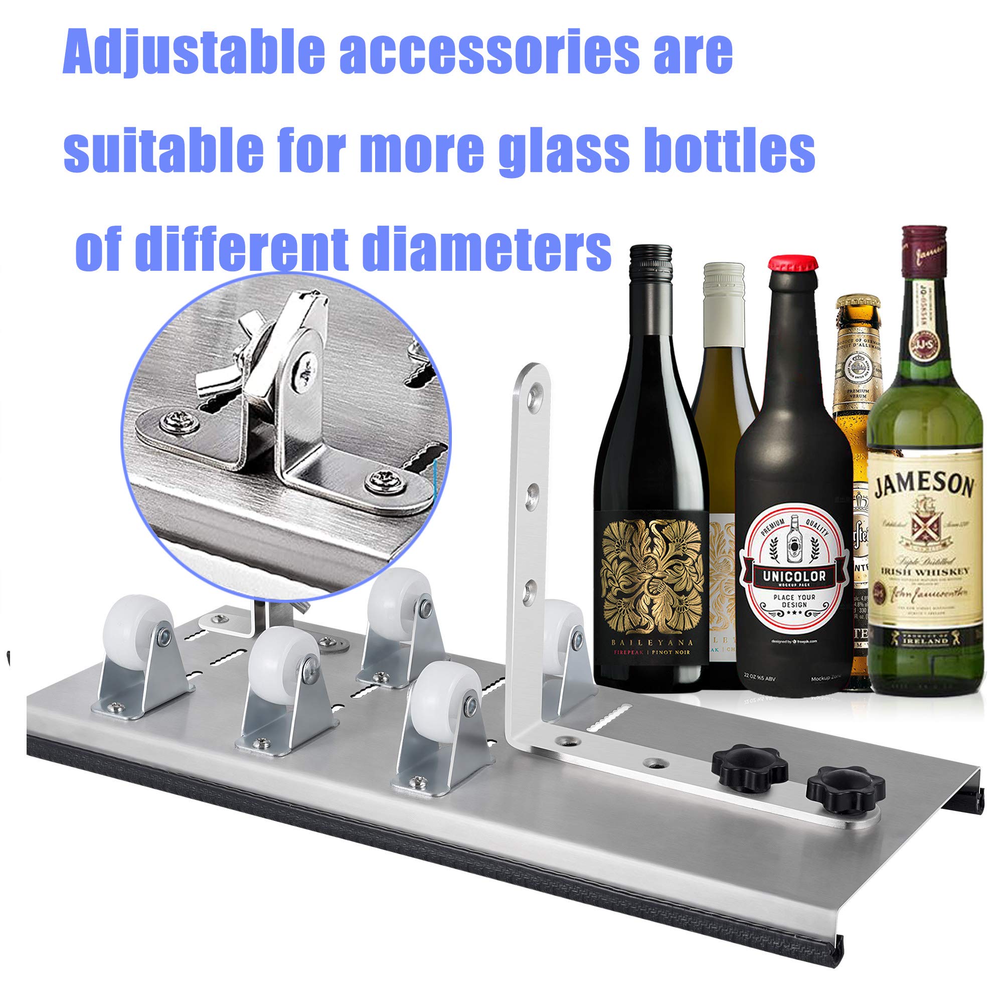 Upgraded Kalawen Glass Bottle Cutter Kit - Professional Tool for Cutting Round Wine, Beer, Liquor, Whiskey & Champagne Bottles | DIY Home Decor, Craft Projects & Recycling Glass Containers