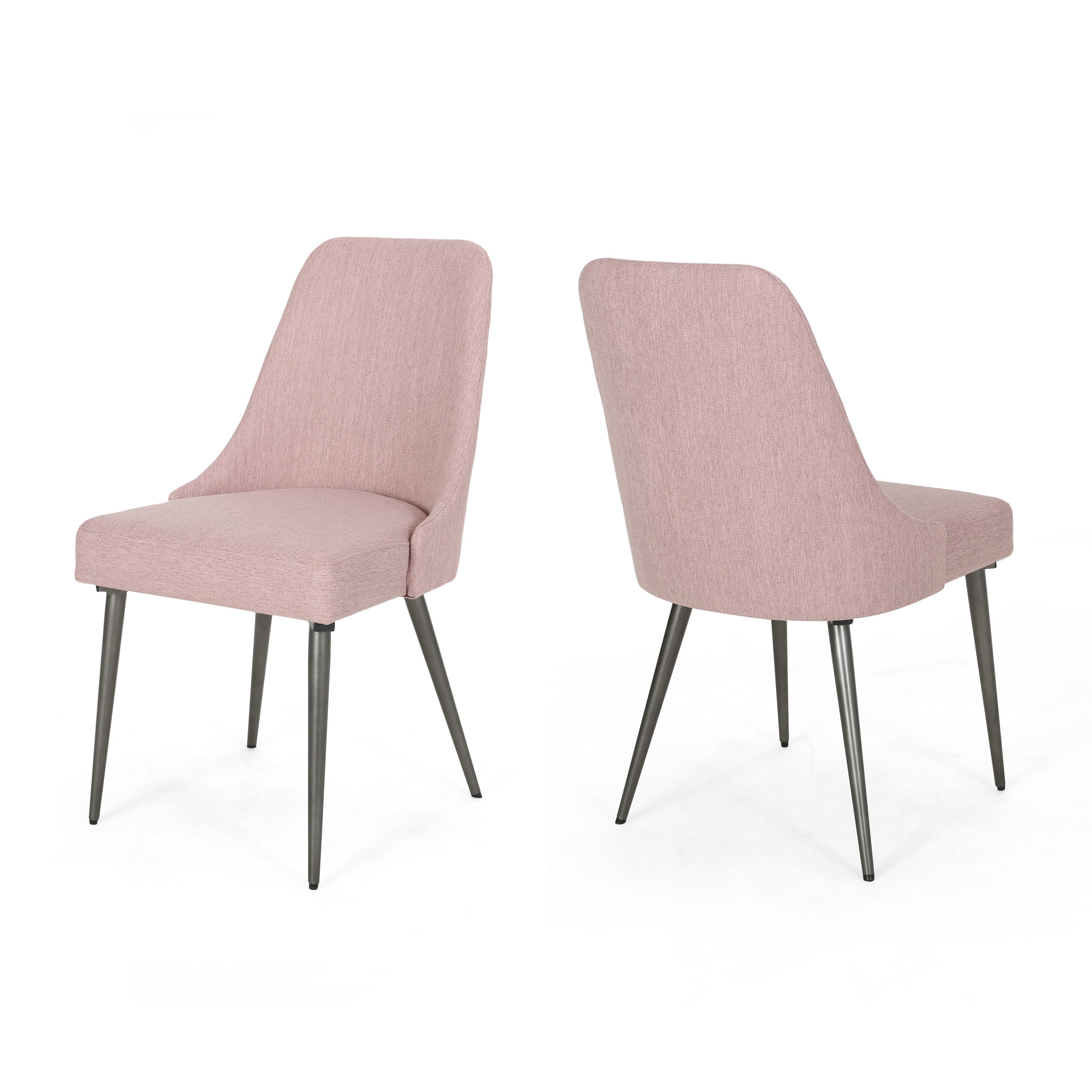 Modern Dining Chairs Set of 2 - Sturdy Wooden Kitchen Chairs with Padded Seat Cushions - Perfect for Dining Room, Kitchen, Breakfast Nook & Small Spaces