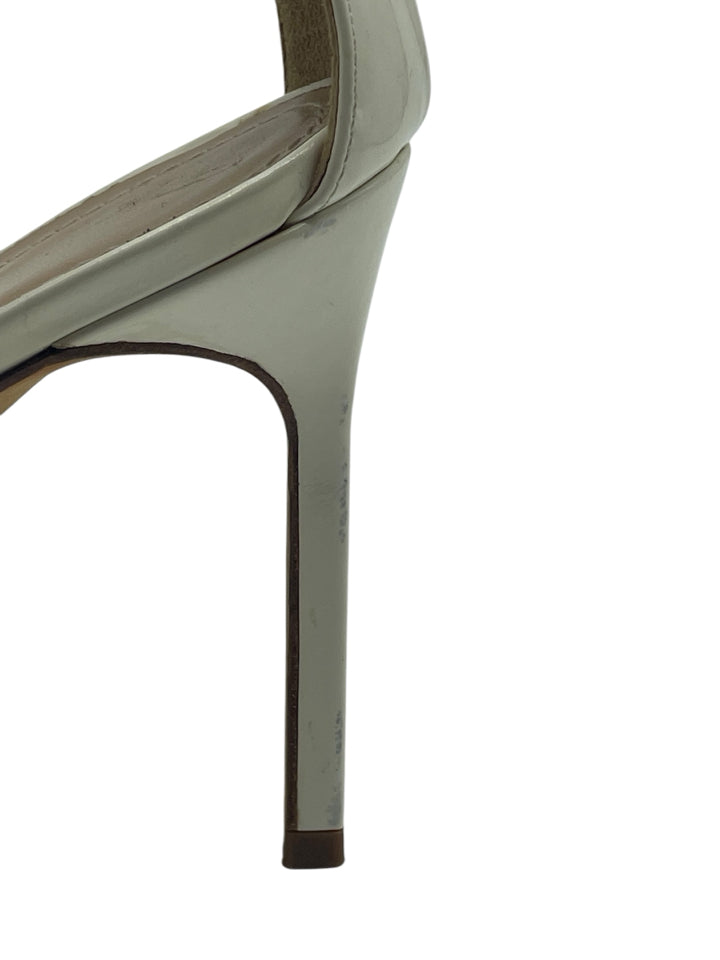 Authentic Manolo Blahnik Leather Chaos Heels for Women - Size 35 (US 5) - Perfect for Weddings, Parties & Special Occasions