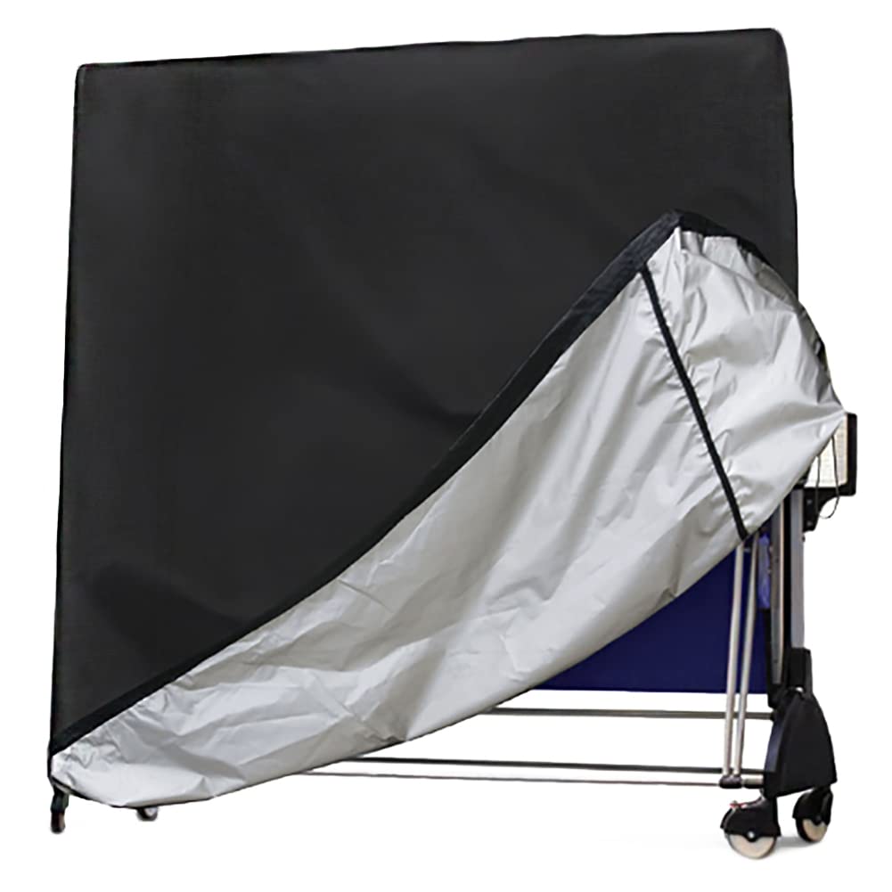 Heavy Duty Waterproof Table Tennis Cover - All Weather Protection for Indoor & Outdoor Ping Pong Tables - Extra Large Folding Table Cover - Perfect for Patio, Garage, and Club Use