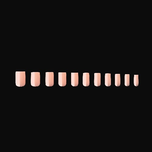 Apres Gel X Neutrals Margot Natural Nail Tips 150pc - Short Square Shape for Manicures, DIY Nails, Salon & Home Use