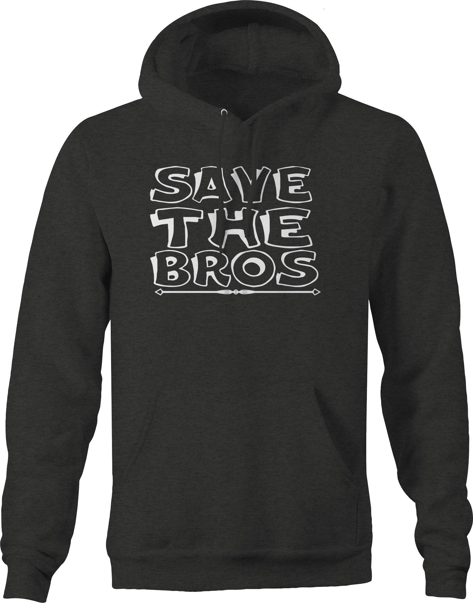 Save The Bros Brother Best Friend Family Shirt Hoodies for Men - Dark Grey | Perfect for Casual Outings, Family Gatherings & Bonding Moments