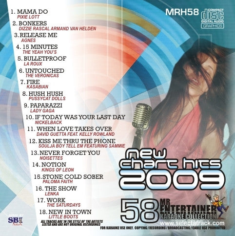 MRH058 Chart Hits Volume 58 - June 2009 Pop Music Compilation | Perfect for Parties, Workouts & Road Trips