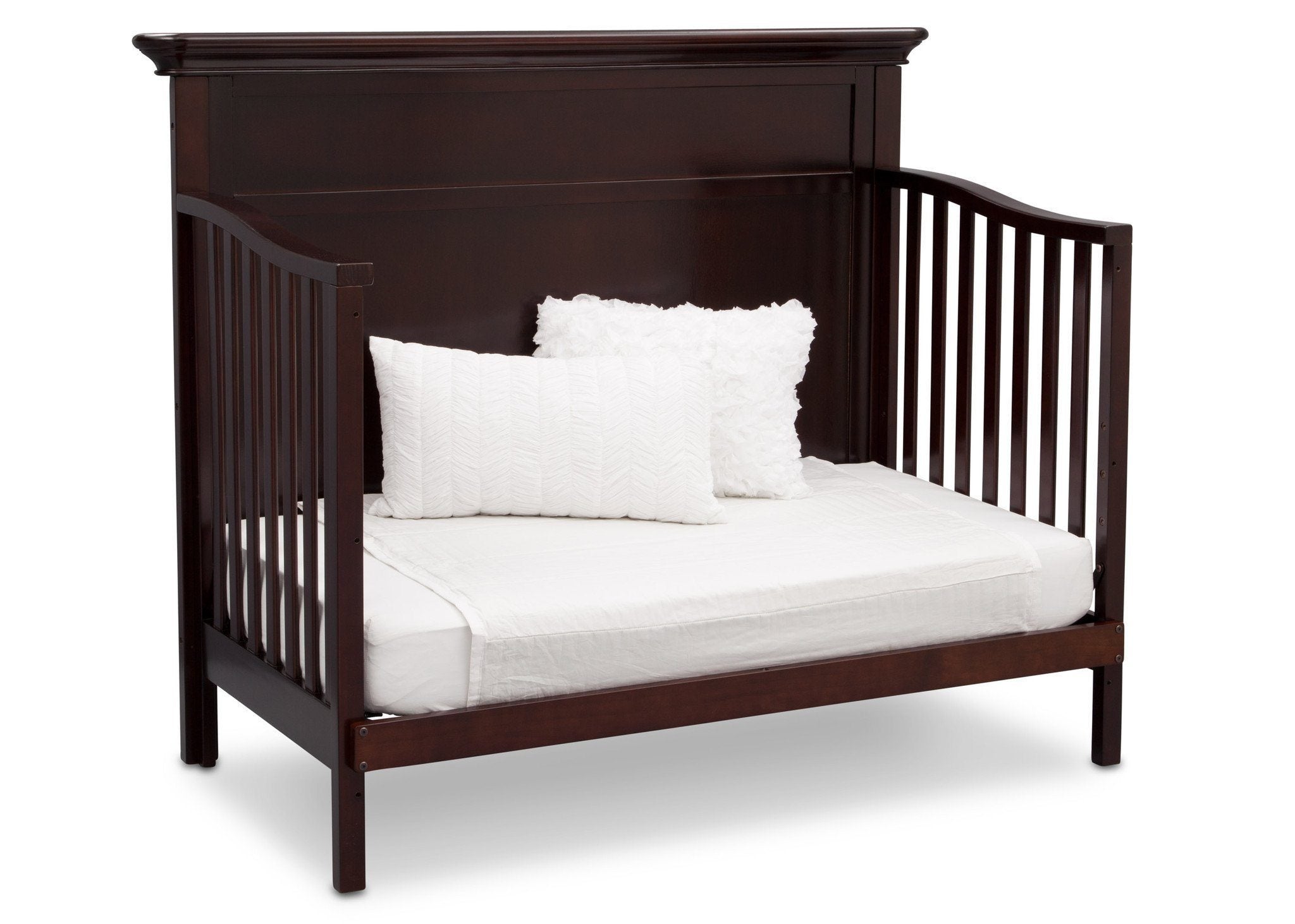 Fairmount 4-in-1 Convertible Baby Crib - Toddler Bed, Daybed & Full-Size Bed - Safe & Stylish Nursery Furniture for Newborns to Teens - Perfect for Bedrooms, Daycare & Guest Rooms