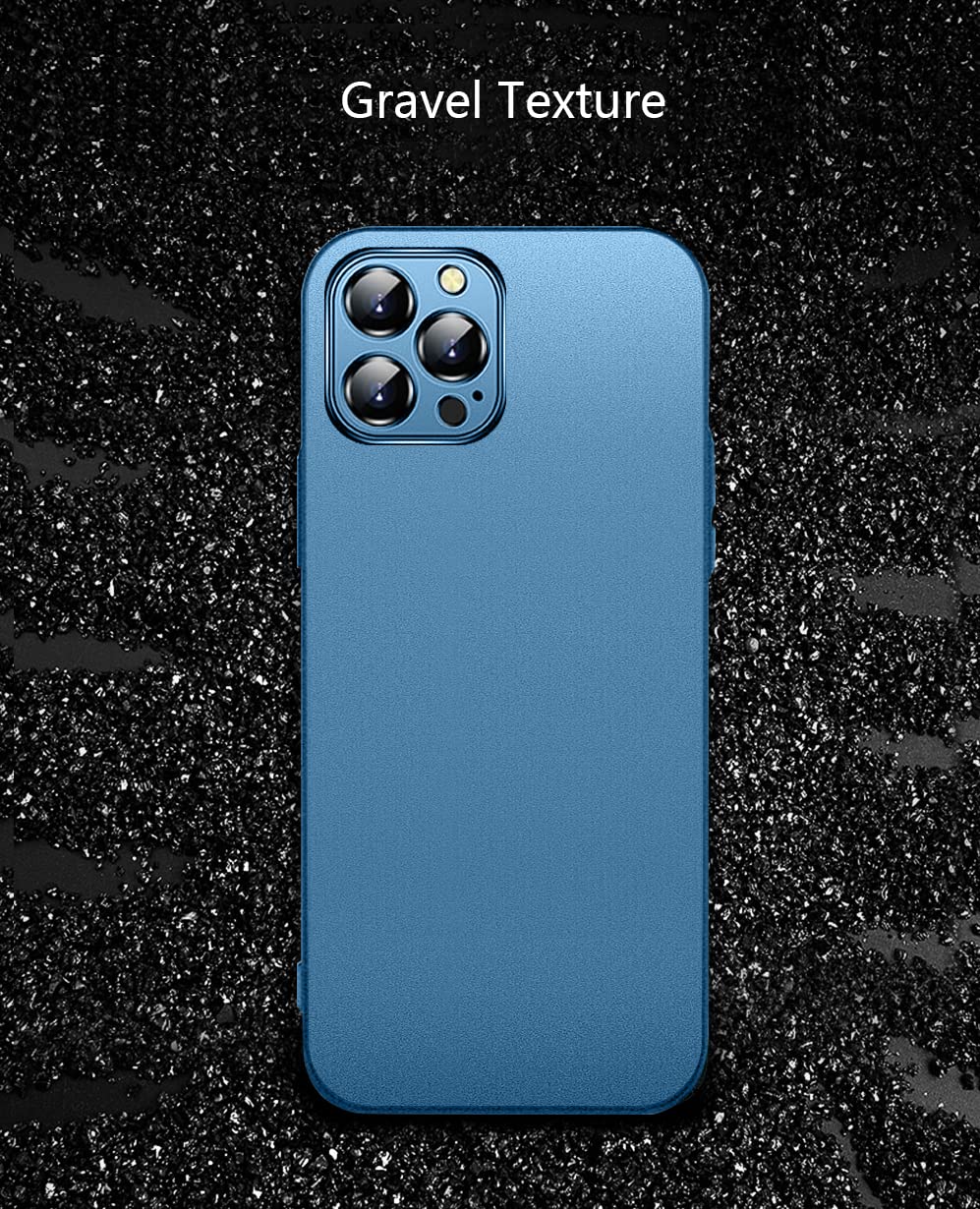 Bastmei Ultra Slim Lightweight Hard PC Case for iPhone 13 Pro Max 6.7 Inch (2021) - Camera Protection Cover | Gravel Blue | Perfect for Everyday Use & Travel Protection