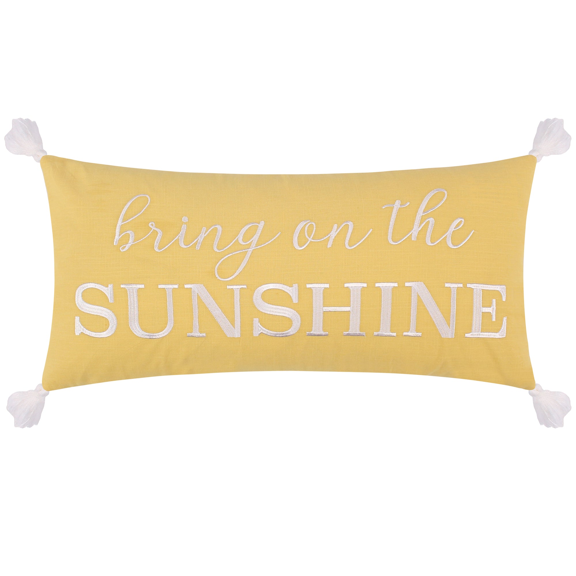 Sol Stripe Patch Sunshine Pillow - Soft Decorative Throw Pillow for Couch, Bed & Home Decor - Perfect for Living Room, Nursery & Cozy Spaces
