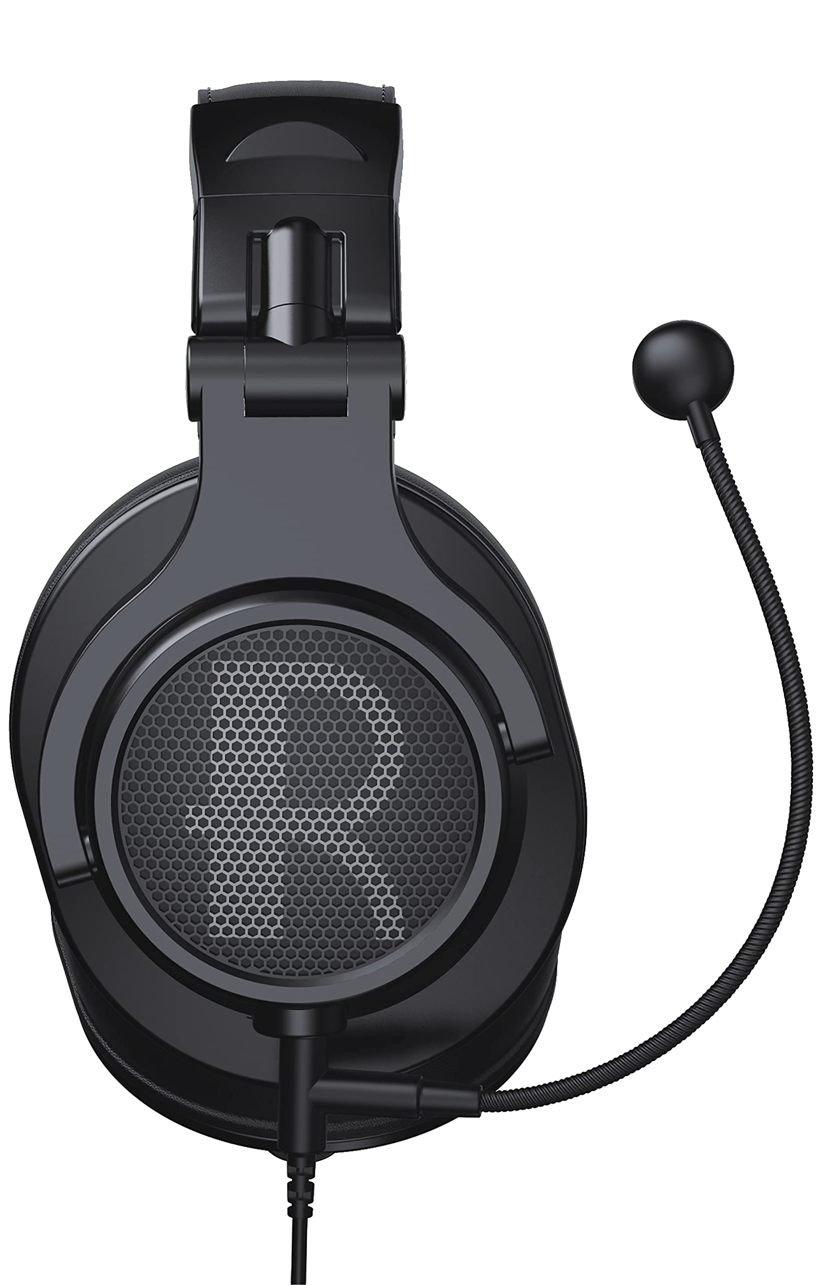 Prosonic DJ2KG Professional Wired Over-Ear Headphones with Boom Mic - Noise Cancelling Gaming Headset for PC, PS4, Xbox One | Perfect for Business Meetings, Skype, Zoom, Discord & Podcasting | Includes SharePort & Volume Control (Black) - Ideal for Remote Work, Online Classes & Multiplayer Gaming
