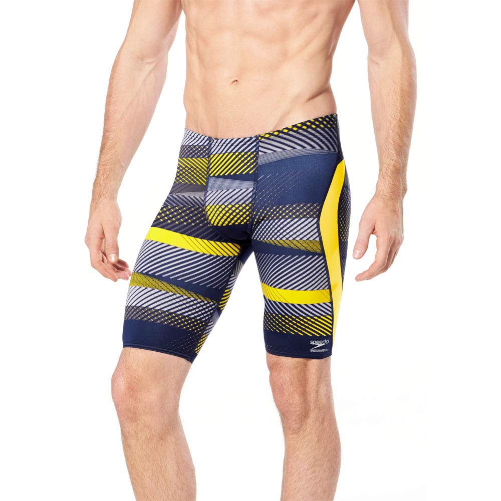 Speedo Men's Endurance+ Swimsuit Jammer - Fast-Drying Competitive Swimwear for Lap Swimming & Training | Perfect for Pool, Triathlon & Water Sports