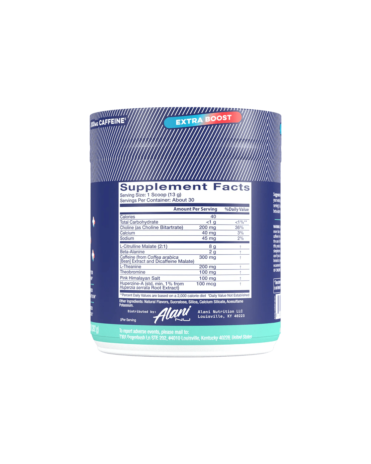 Alani NU Pre Workout Supplement - Energy Booster & Performance Enhancer for Gym, Fitness & Bodybuilding - Perfect for Pre-Workout & Intense Training Sessions