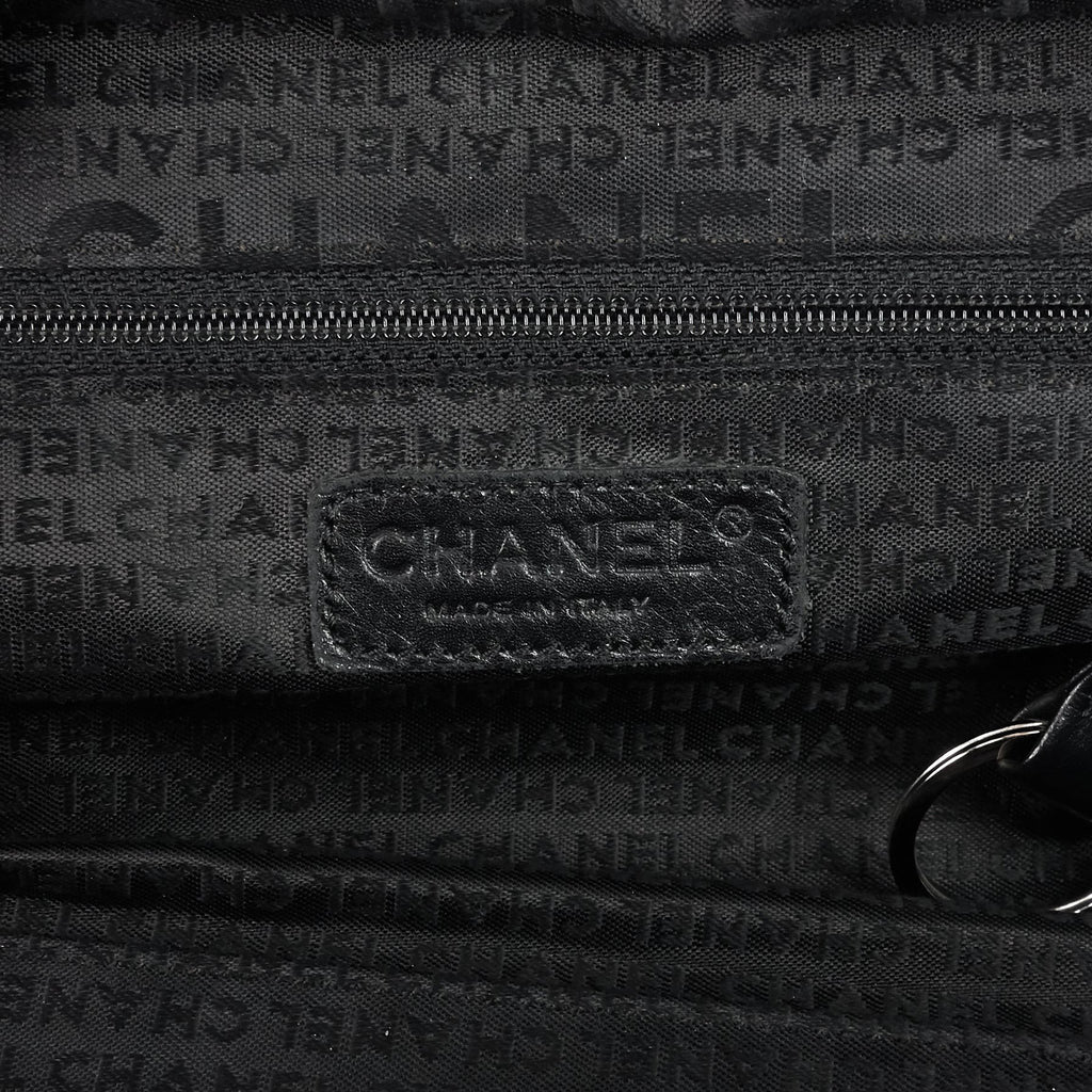 Chanel Choco Bar Black Quilted Caviar Leather Shoulder Bag for Women - Luxury Designer Handbag for Evening Parties, Date Night & Special Occasions