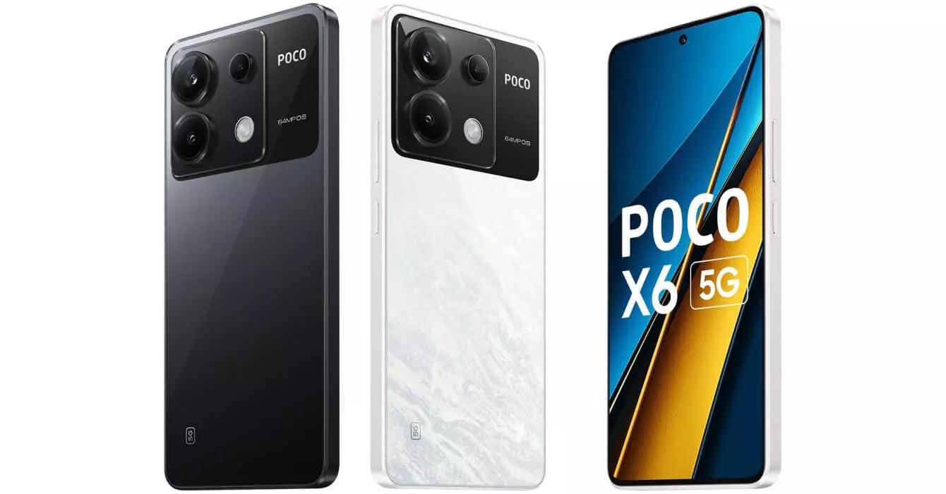 Xiaomi Poco X6/X6 Pro 5G Smartphone (256GB/512GB) - High Performance Android Phone for Gaming, Streaming & Productivity | Fast Charging, AMOLED Display, Dual SIM