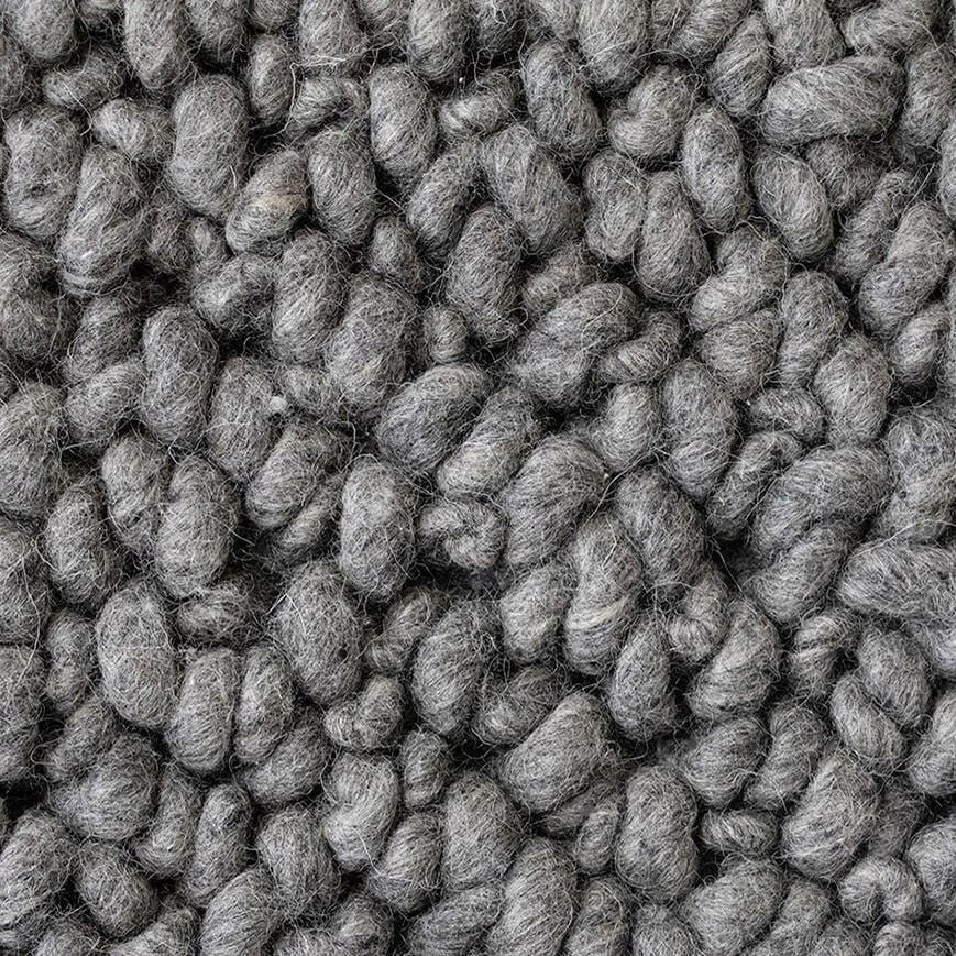 Mulberi MacKenzie Wool Rug - Premium Handmade Charcoal Gray Area Rug for Living Room, Bedroom & Office - Soft & Durable Natural Fiber Carpet (Pre-Order)