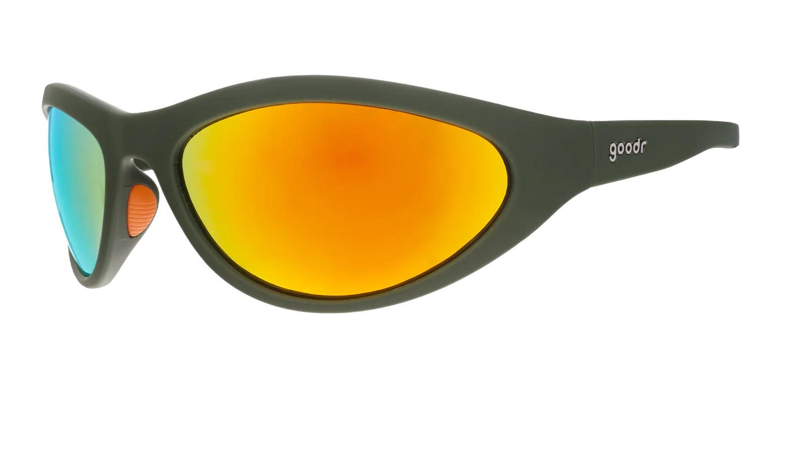 Goodr Grass Stain Hall of Fame Sunglasses - Polarized UV Protection Sports & Running Shades for Men & Women - Perfect for Golf, Hiking, and Outdoor Activities