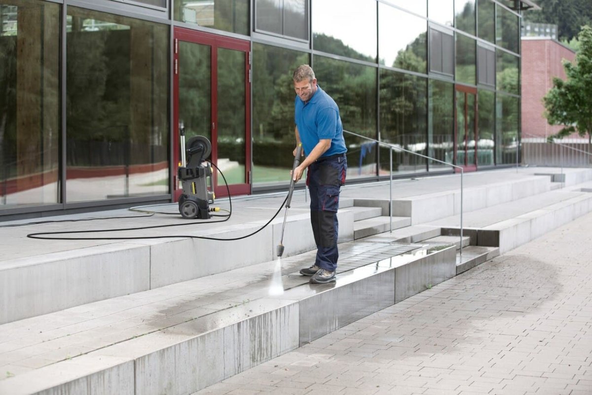 Commercial Cold Water Pressure Washer HD 1.8 GPM 3000 PSI - Heavy Duty Cleaning for Driveways, Decks & Outdoor Surfaces