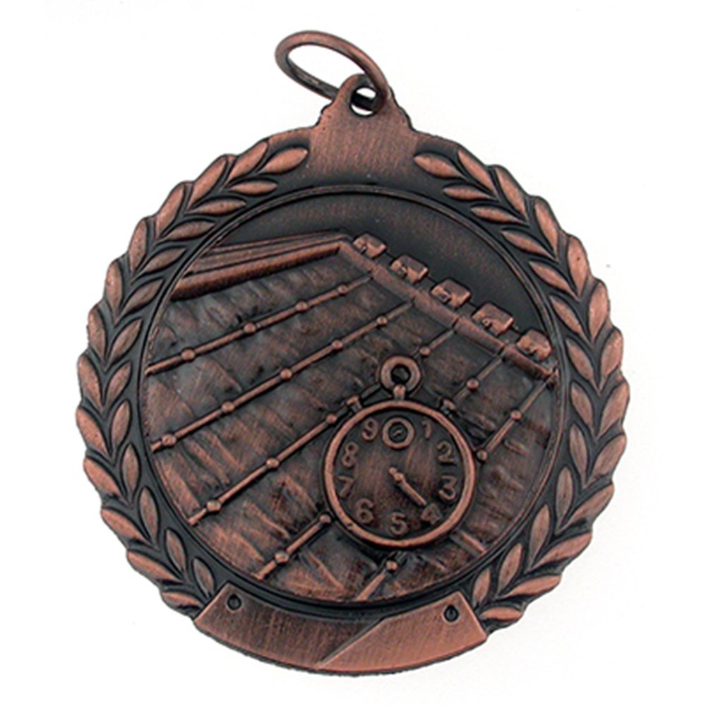 Swimming Medals for Awards - Single & Bulk Custom Swimming Competition Medals - Perfect for Swim Meets, Trophies & Recognition Ceremonies