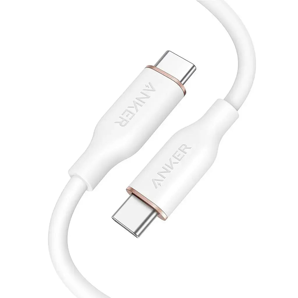 Anker 643 PowerLine III Flow USB C to USB C Cable (6ft/1.8m, 100W Fast Charging, Silica Gel Durable) - Perfect for Charging MacBook, iPad Pro, Samsung Galaxy & More Devices