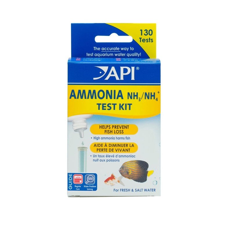 Ammonia Test Kit for Freshwater & Saltwater Aquariums - Accurate NH3/NH4 Testing for Fish Tanks, Ponds & Aquatic Environments