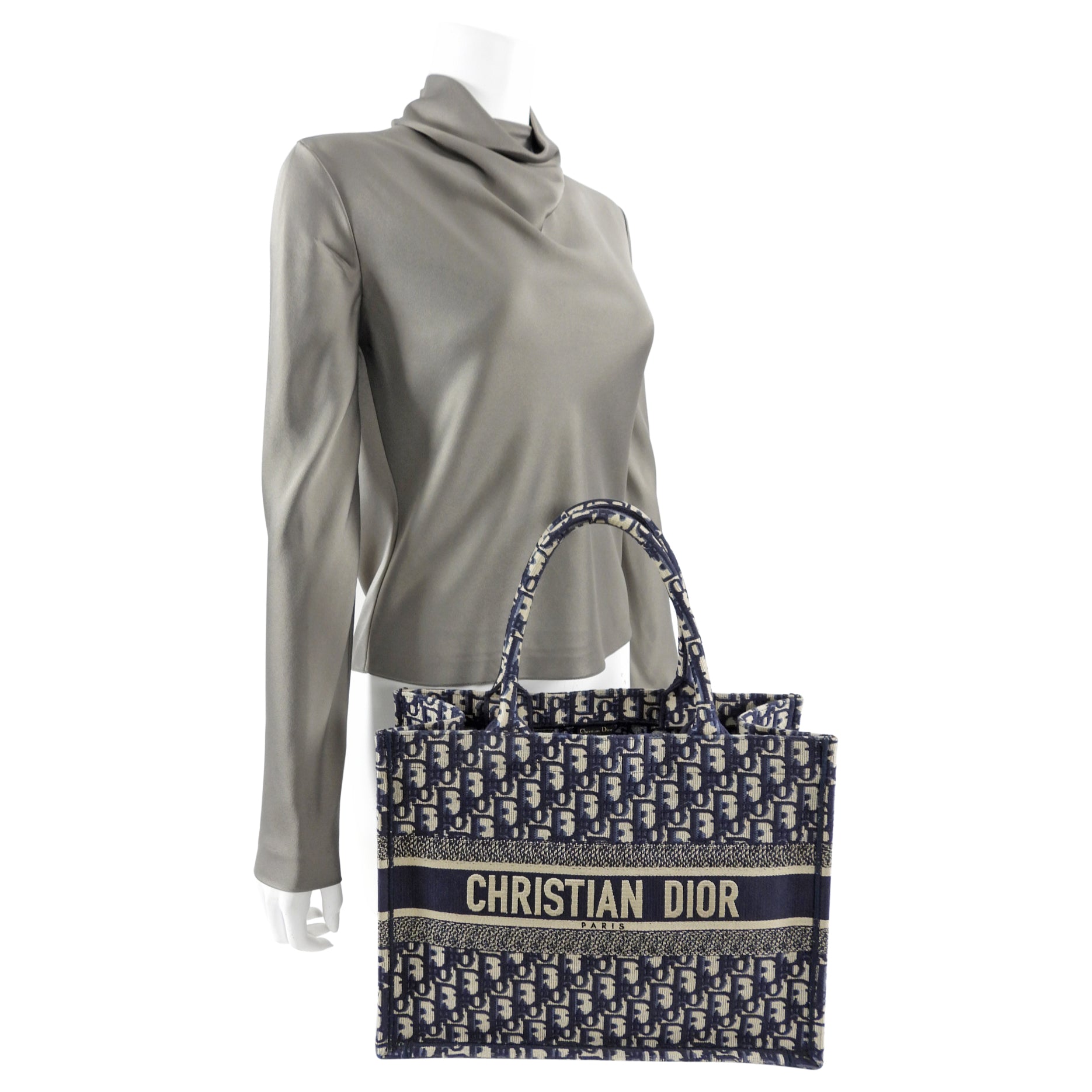 Dior Monogram Oblique Small Book Tote Bag - Luxury Designer Handbag for Women | Perfect for Work, Travel & Everyday Use