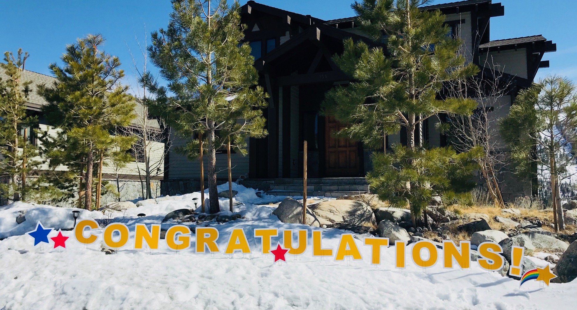 Graduation Waterproof Outdoor Greeting Sign Kit - 17