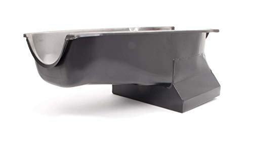 R9716 Black Drag Race Oil Pan for Small Block Chevy Engines - High Performance Oil Pan for Chevy 350, 383, 400 - Ideal for Racing, Hot Rods, and Performance Builds