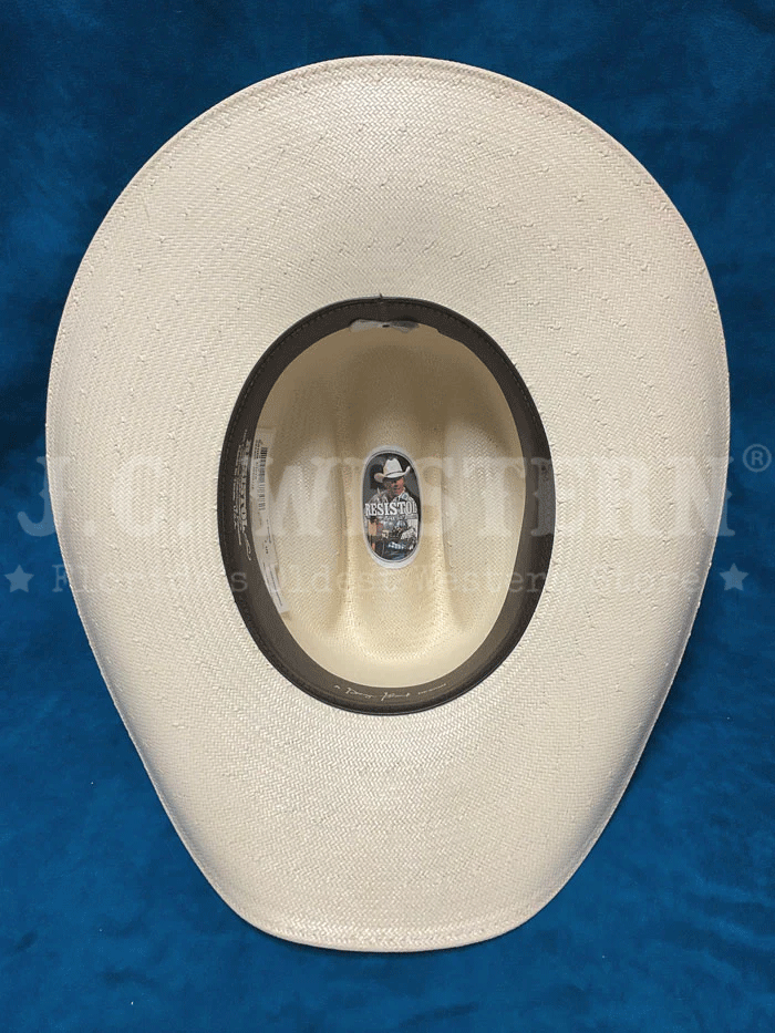 Resistol RSSACL 304281 SANTA CLARA George Strait Collection Natural Straw Cowboy Hat for Men - Perfect for Country Music Festivals, Rodeos & Outdoor Summer Events