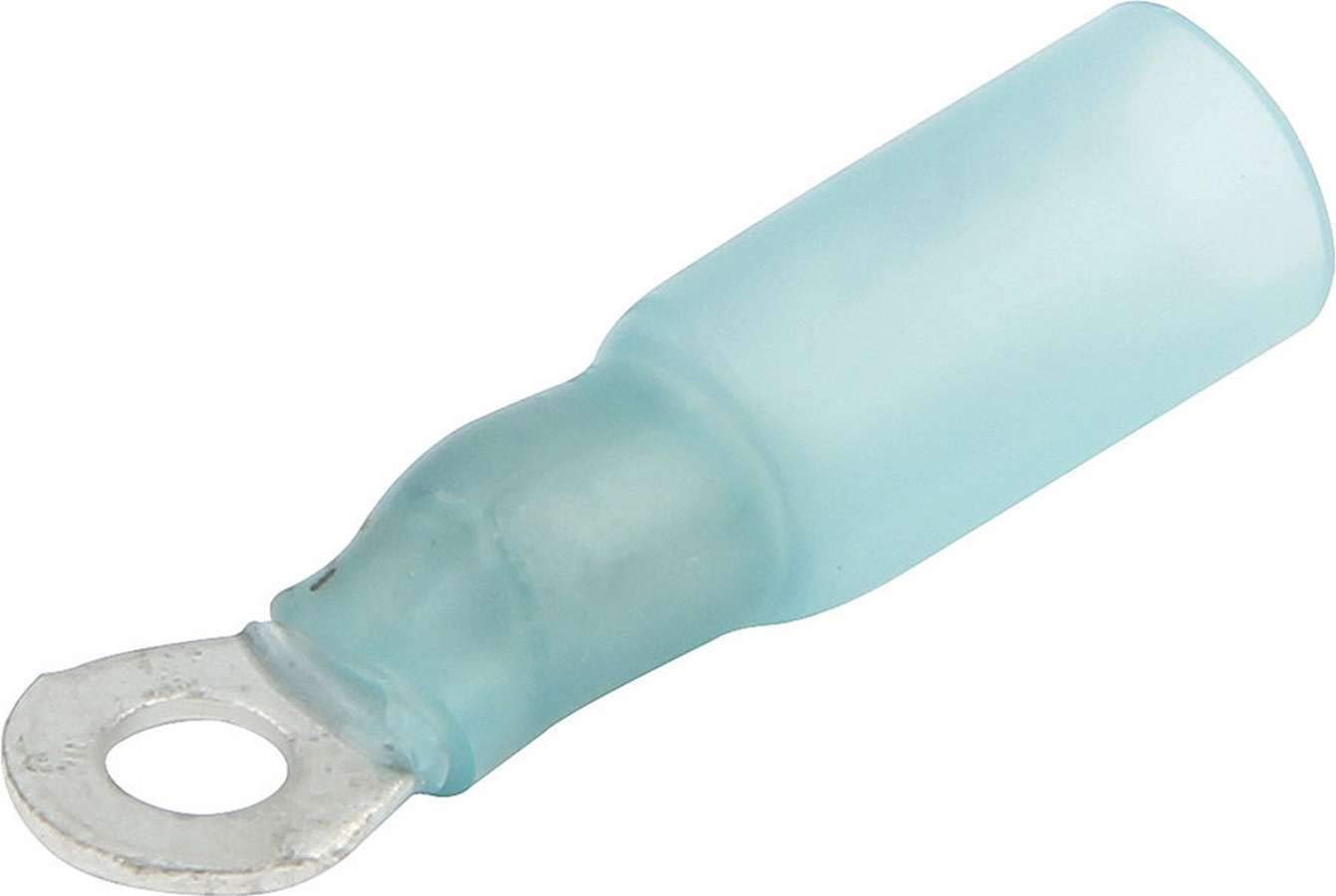 Allstar Performance (ALL76071) #6 Hole Heat Shrink Ring Terminal - 10 Pack - Electrical Connectors for Automotive, Marine & DIY Projects - Secure Wire Connections for Batteries, Grounding & Wiring Systems