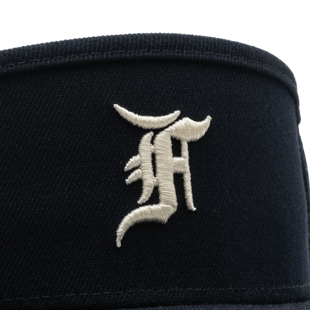 New Era x Fear Of God 59FIFTY Fitted Cap - Navy Blue Snapback Baseball Hat for Men & Women - Perfect for Streetwear, Sports & Casual Outfits
