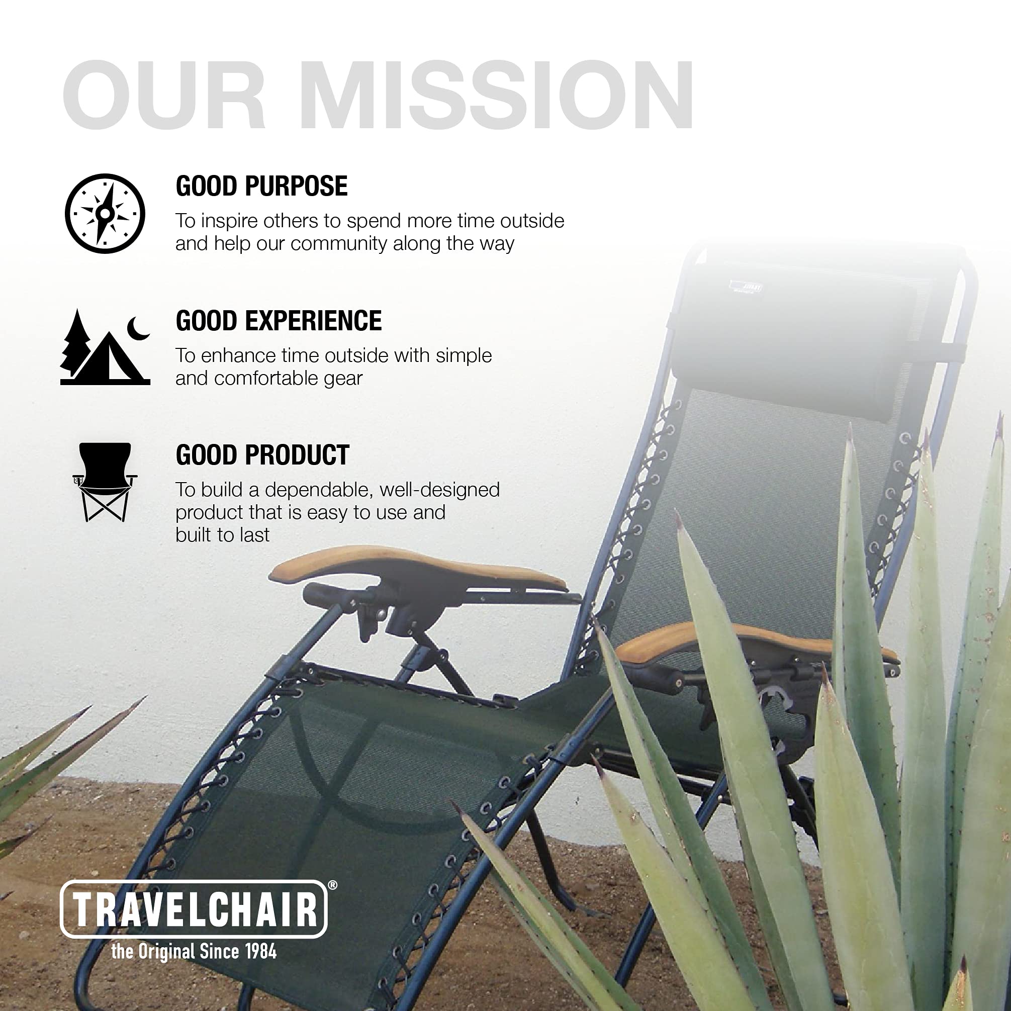 Portable Folding Camping Chair - Lightweight Lounge Lizard Silver Outdoor Recliner for Beach, Picnic, Backyard & Travel | Compact & Durable Design