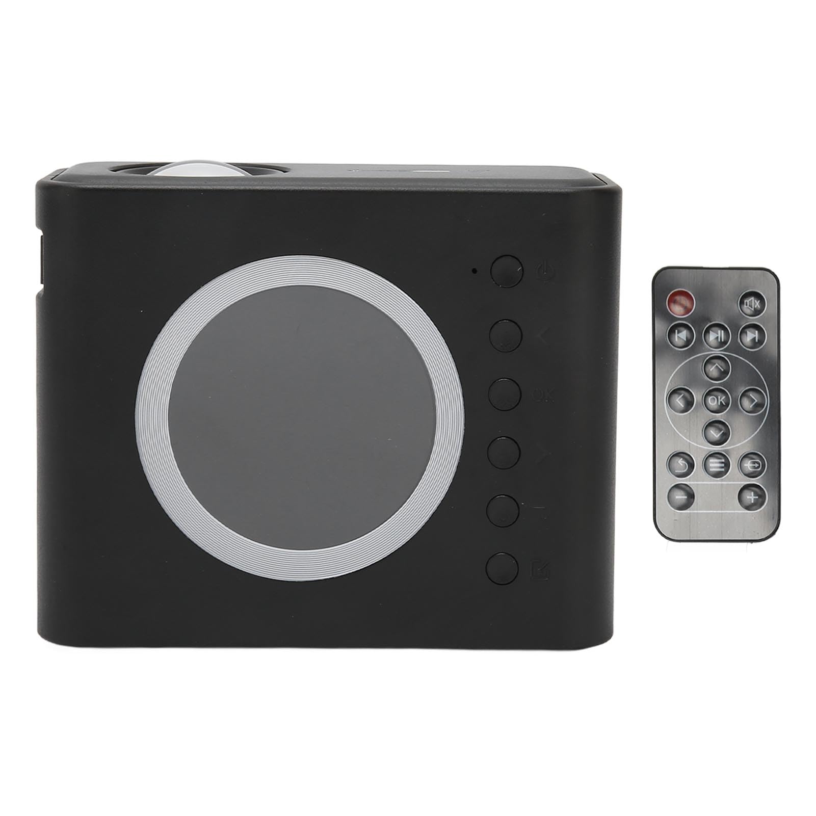 RajoNN 1080P Portable Projector - Outdoor Movie Projector for Home Theater, Camping & Backyard - Compatible with Laptop, Smartphone, PS5 (UK Plug) | Perfect for Movie Nights, Gaming & Presentations