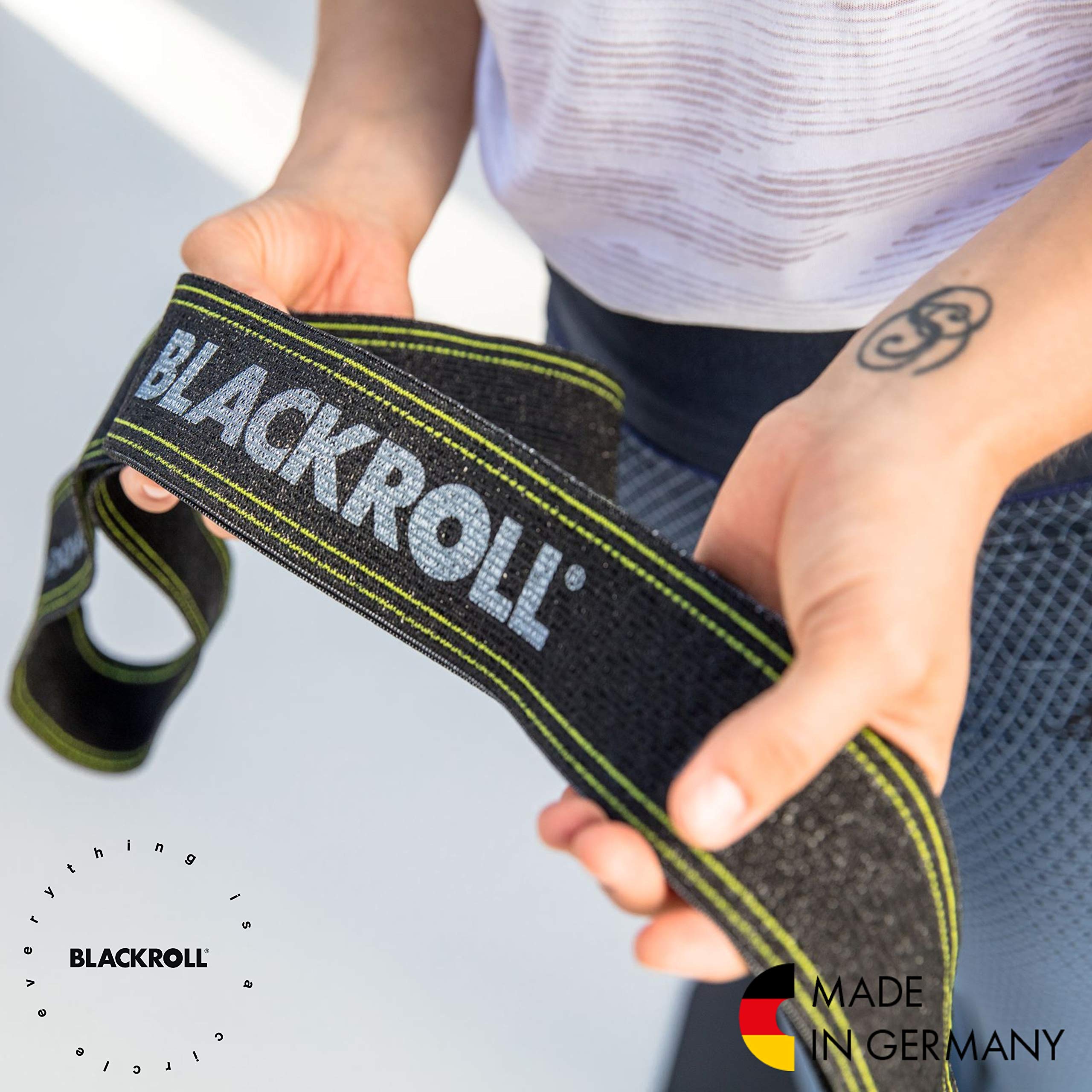Black Roll Foam Roller for Muscle Recovery & Pain Relief - Best Massage Tool for Athletes, Gym, Yoga & Home Workouts
