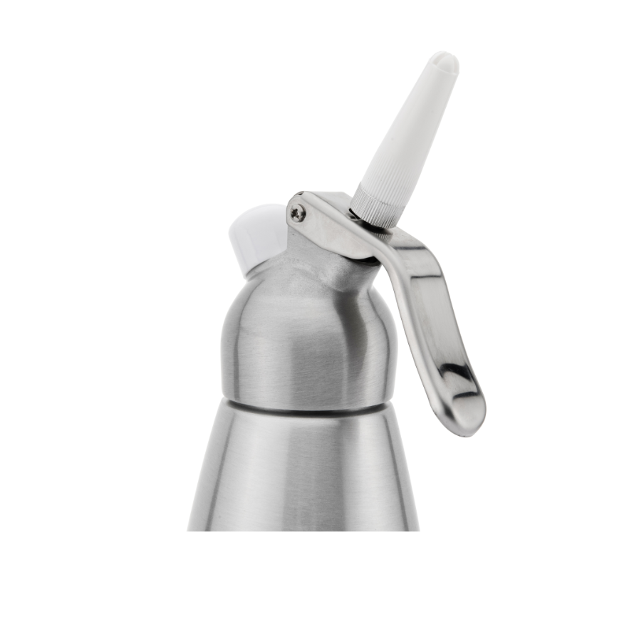 Stainless Steel 0.5 Qt Whipped Cream Dispenser - Professional Grade Aluminum Cream Whipper for Desserts, Coffee & Cocktails | Perfect for Home Baking, Cafe & Bar Use