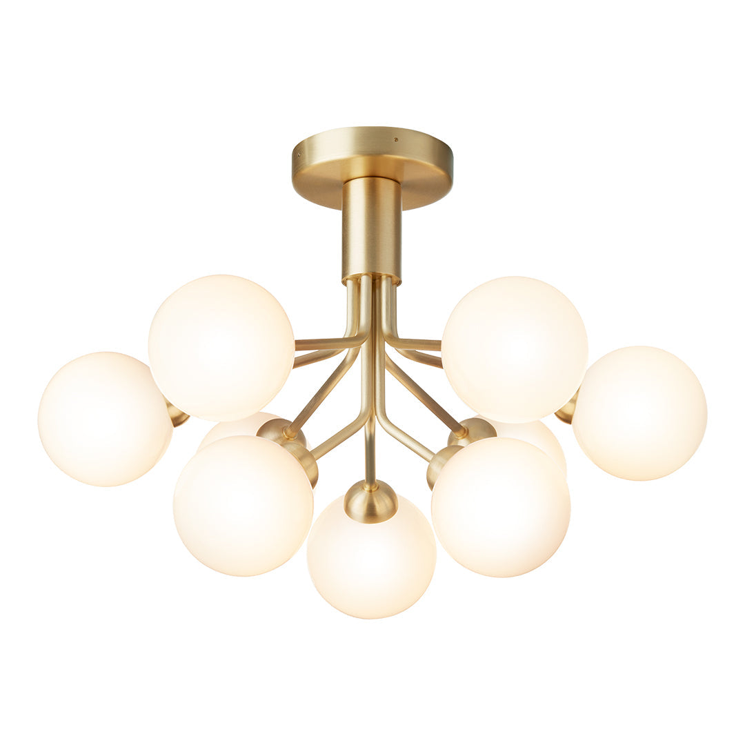 Apiales 9-Inch Modern Ceiling Light Fixture - Energy Efficient LED Flush Mount for Bedroom, Living Room & Kitchen Lighting