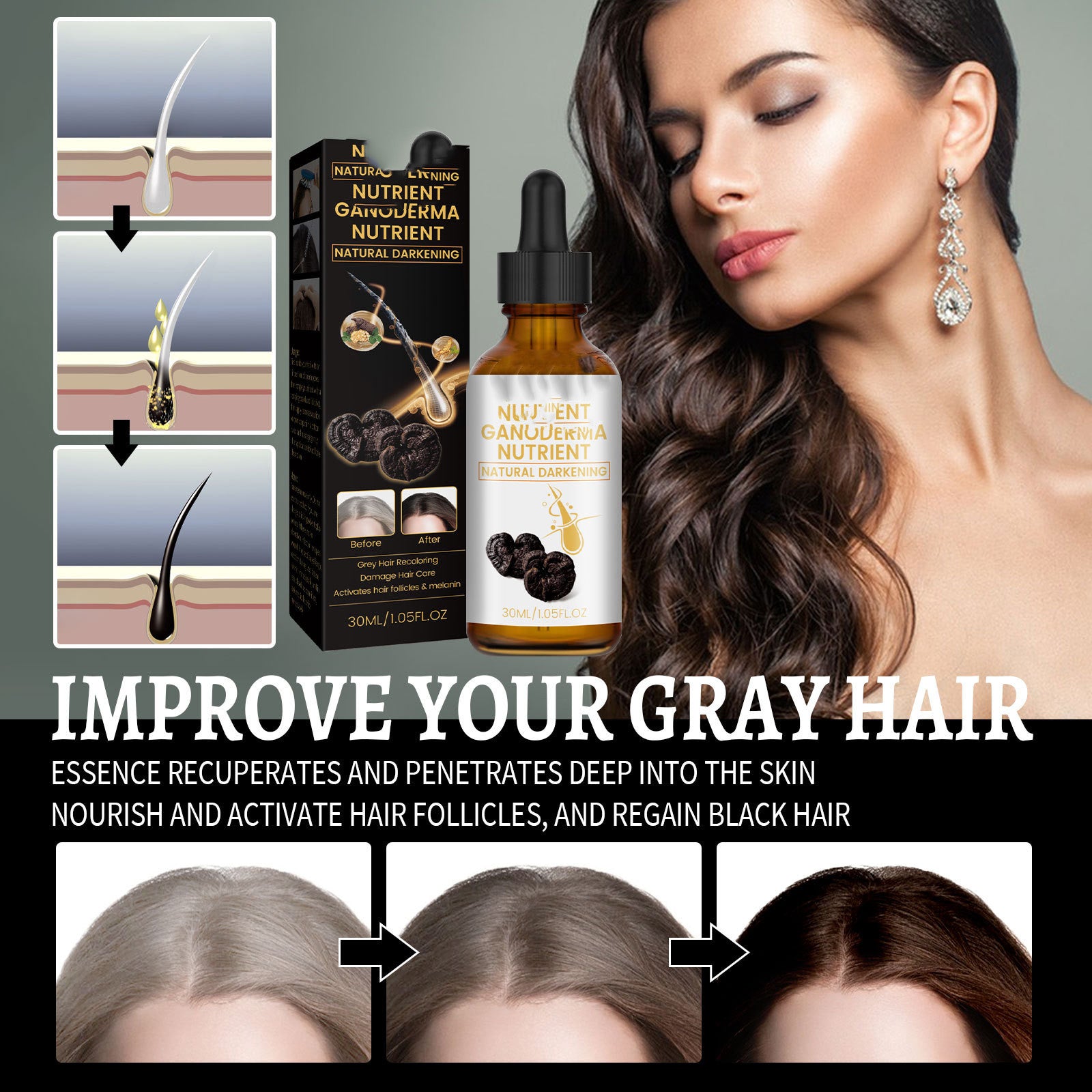 Best Moisturizing Hair Repair Massage Brush for Damaged Hair - At Home Hair Care Treatment for Dry & Frizzy Hair - Perfect for Salon Style Scalp Massage & Hair Growth Therapy