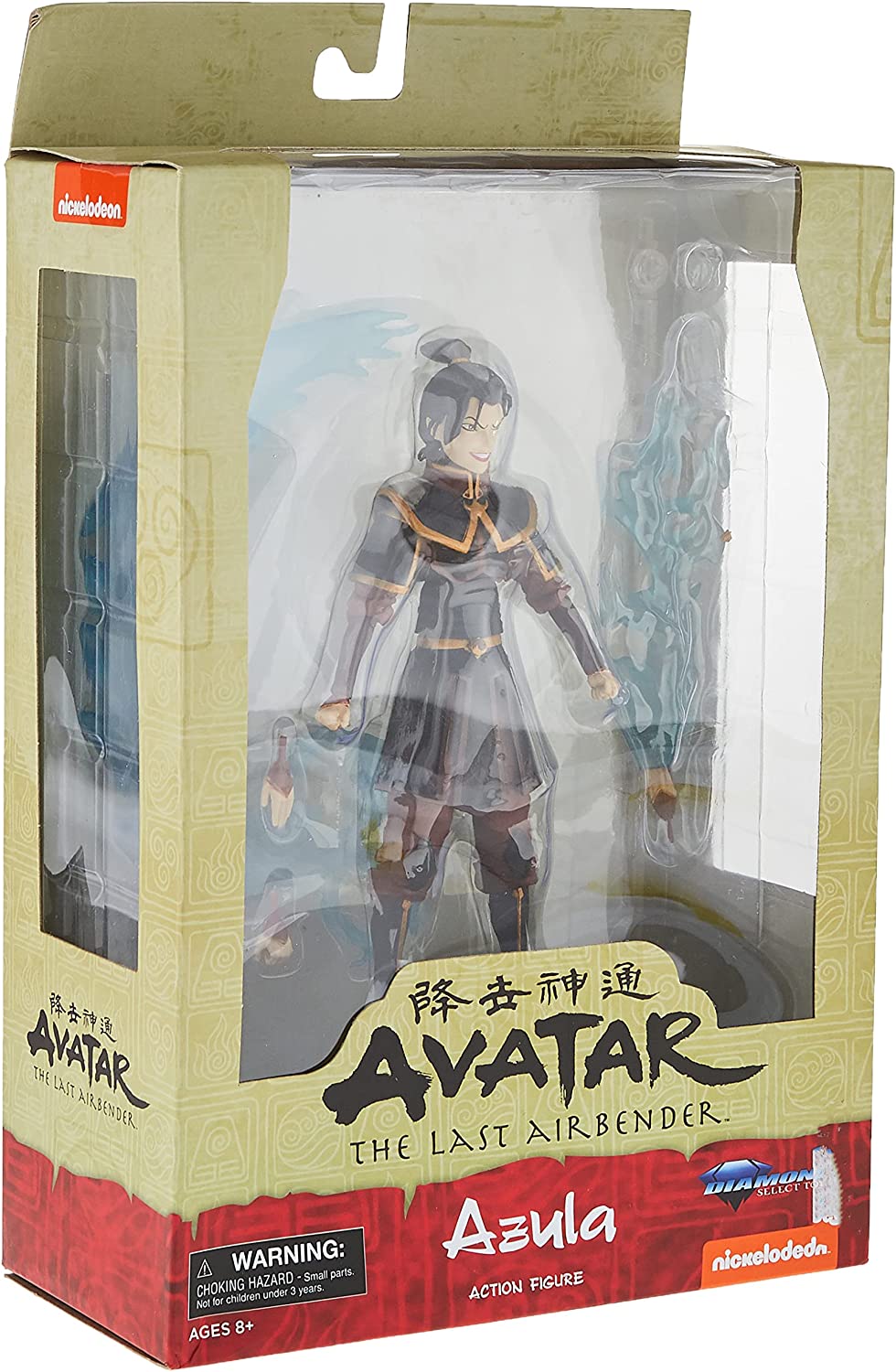 Firebender Azula Avatar The Last Airbender Action Figure - Diamond Select 7-Inch Collectible Toy for Fans & Display | Perfect for Cosplay, Gifts & Anime Collections