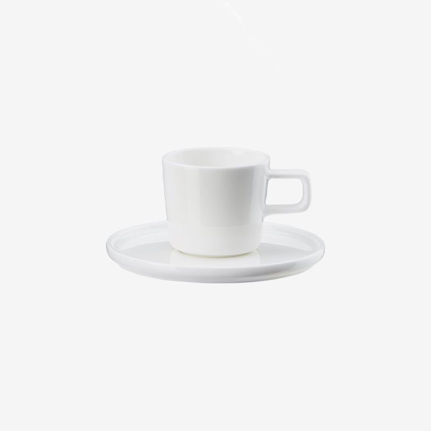 Premium Asa Germany Oco Espresso Cup with Saucer Set - Elegant Porcelain Coffee Cups for Home, Café & Office Use