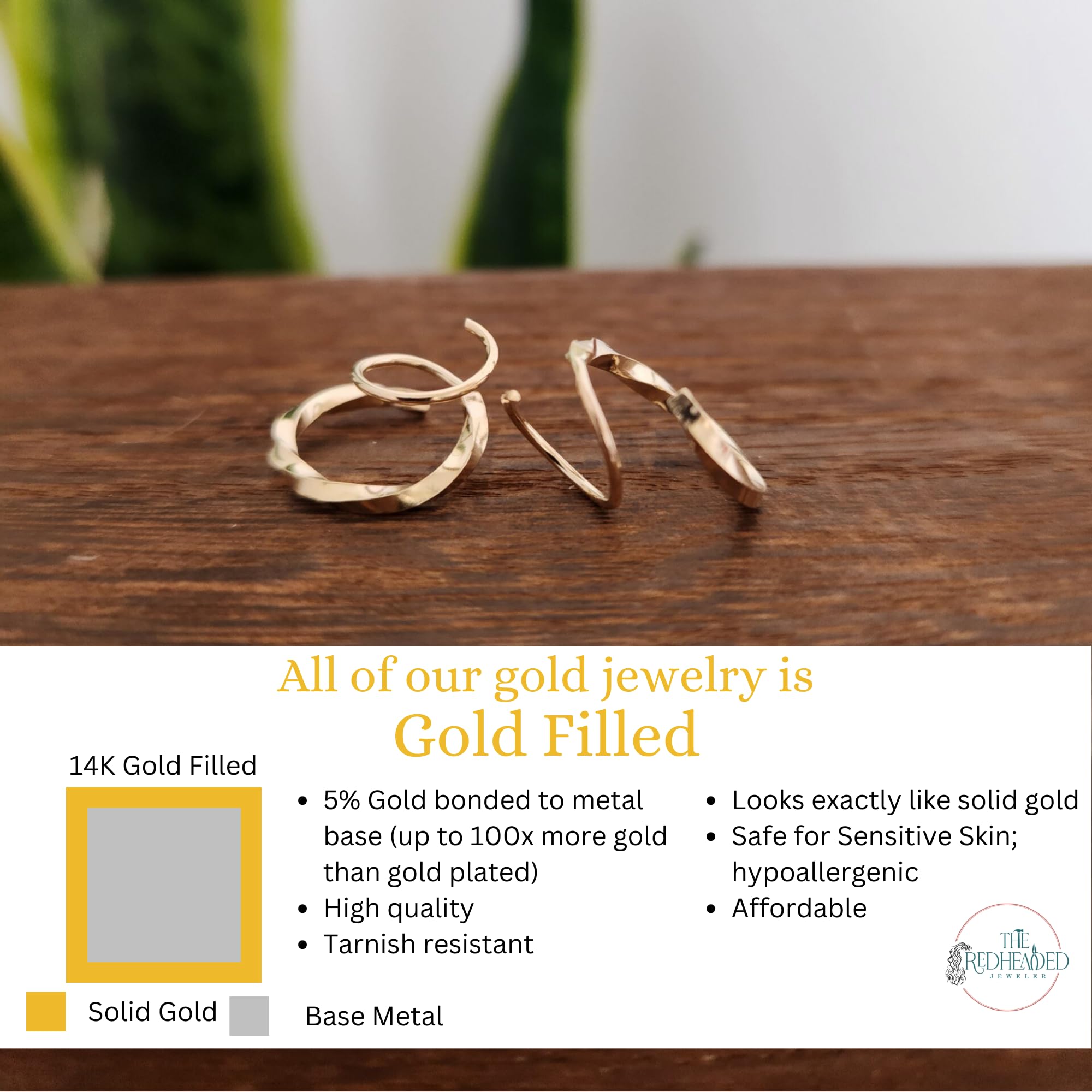 Gold-Filled Large Loop Twist Earrings for Women - Double Hoop Spiral Illusion Earrings for Single Piercing | Perfect Gift for Girls & Women | Great for Parties, Weddings & Everyday Wear
