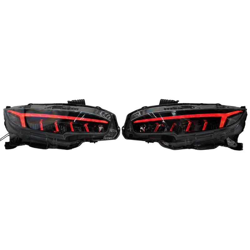 Honda Civic LED Headlights - Multicolor Flow Series for 2016-2021 Models | Upgrade Your Night Driving & Car Styling