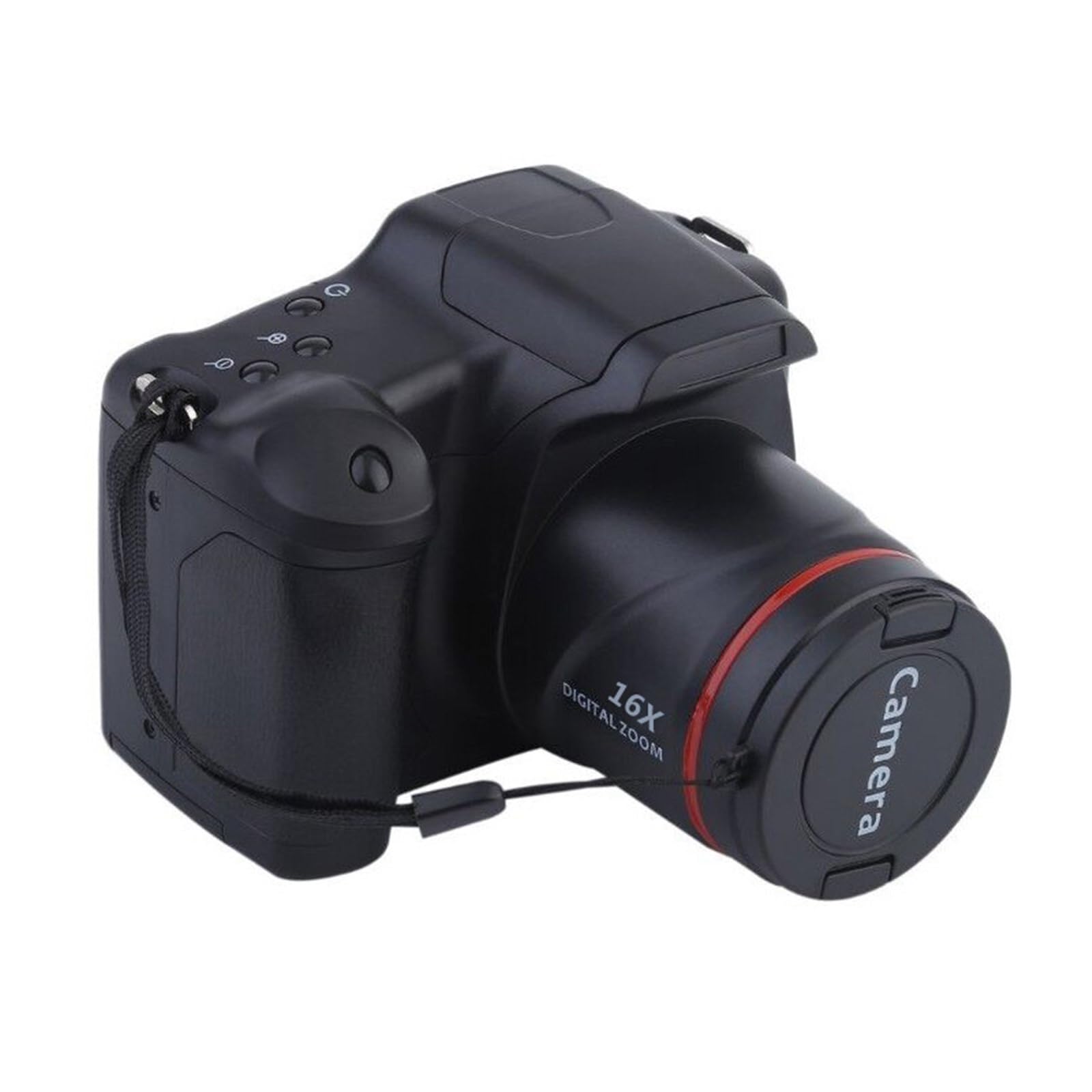 HD DSLR Video Camera with 16X Zoom & Digital Lens - Professional Telephoto Camcorder for Vlogging, Travel & Home Videos