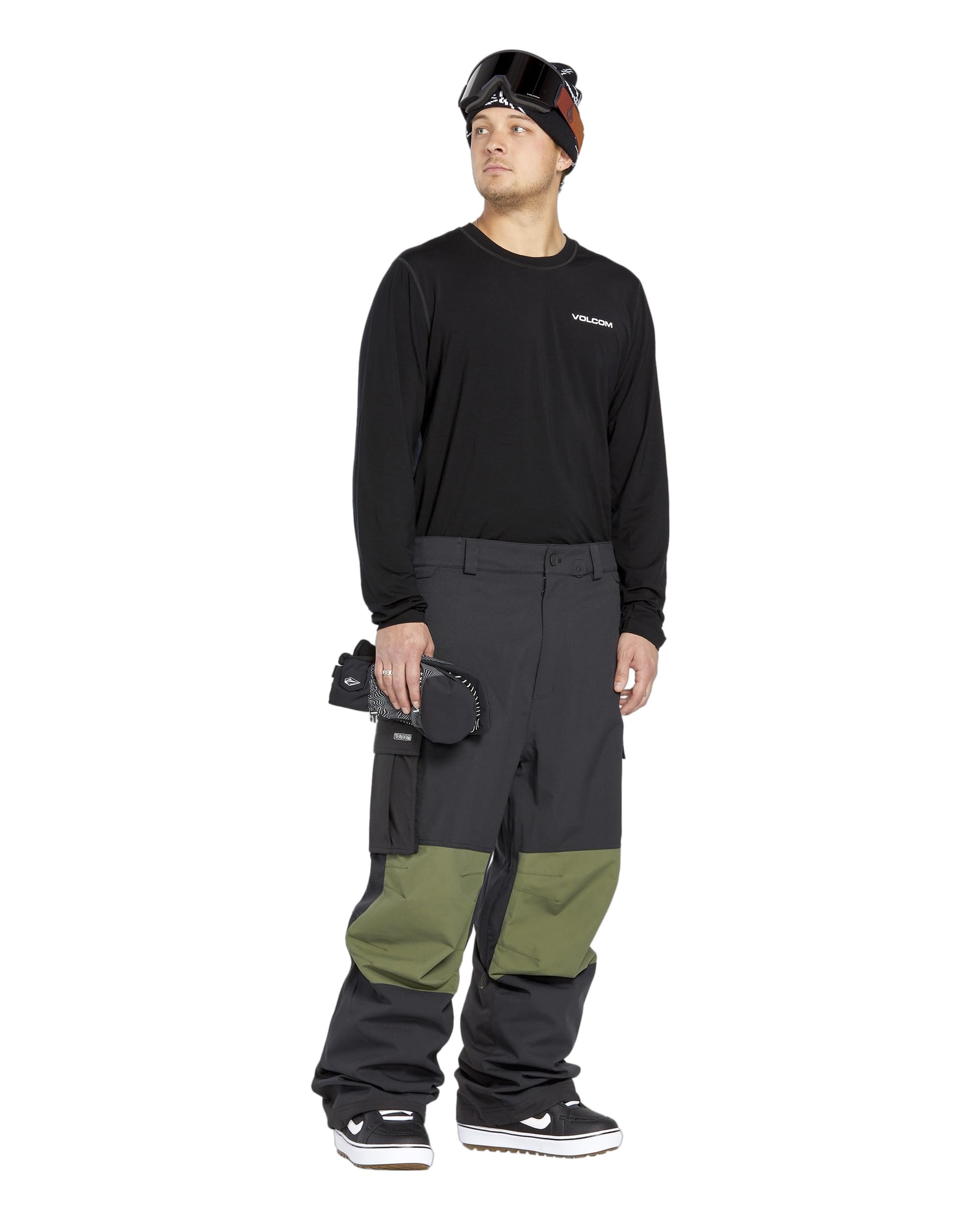 Volcom Men's NWRK Baggy Cargo Snowboard Ski Pants - Waterproof Winter Snow Pants for Skiing, Snowboarding & Outdoor Activities