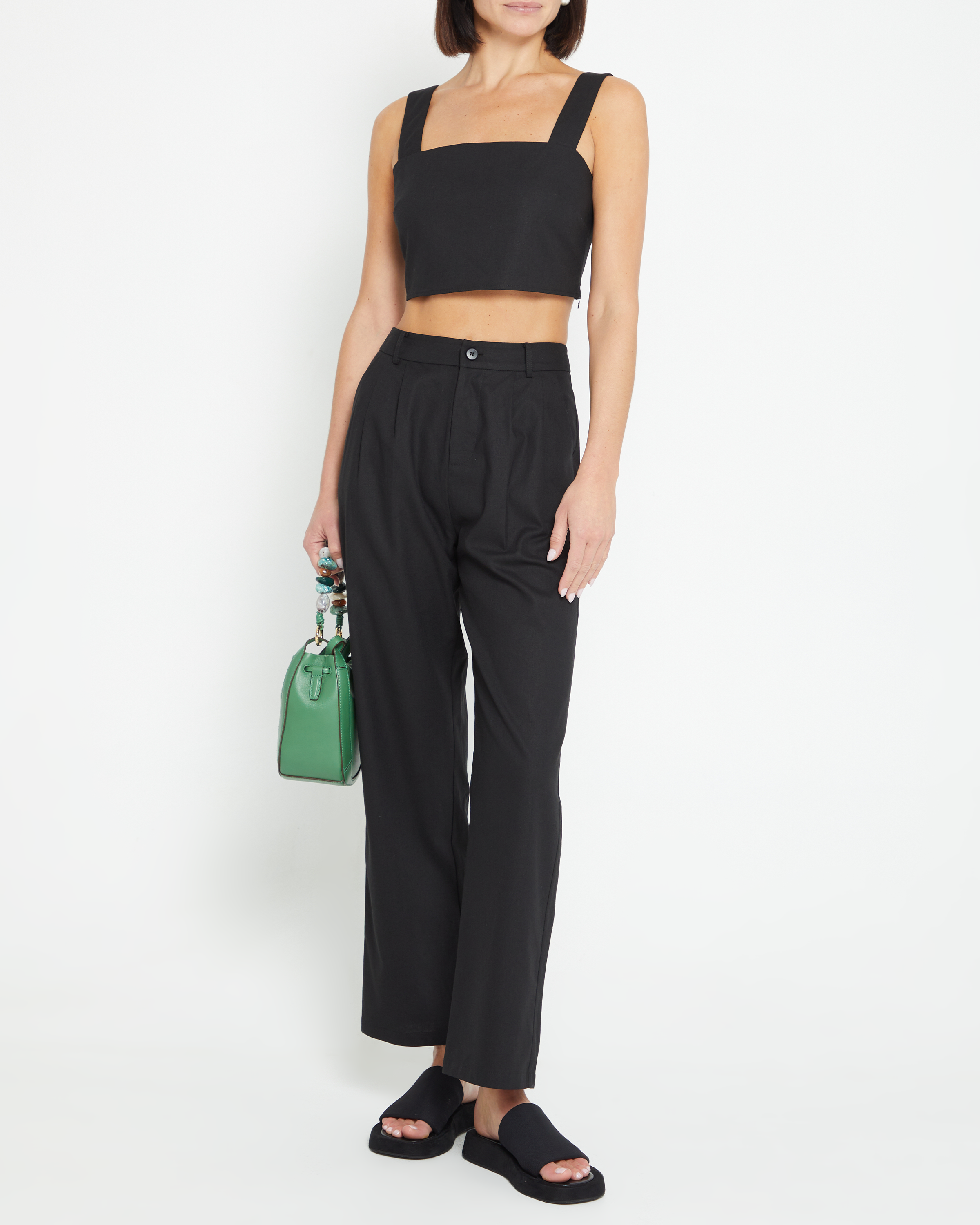Taylor Two Piece Set - Women's Black Outfit | Casual & Party Wear | Perfect for Date Nights, Office, and Social Events