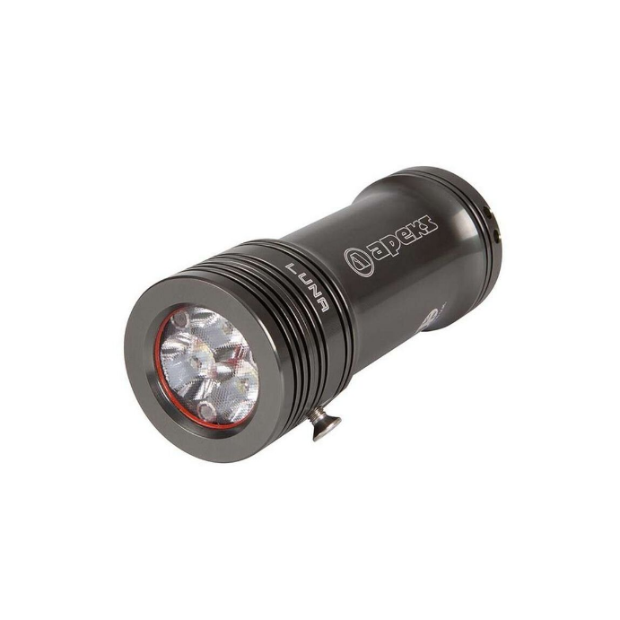 Apeks Luna Primary Underwater Light - Professional Dive Flashlight for Scuba Diving, Spearfishing & Night Snorkeling | Waterproof & High Lumens