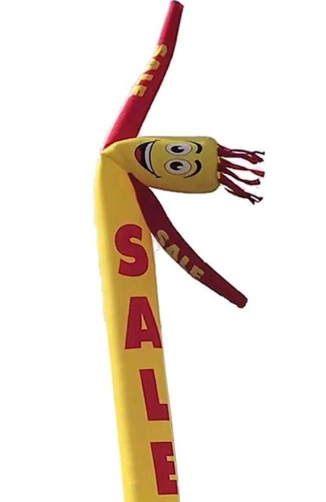 20ft Inflatable Tube Man Air Dancer - Yellow/Red Waving Puppet with 1HP 2-Speed Blower | Outdoor Advertising, Car Dealerships, Grand Openings & Events Decoration
