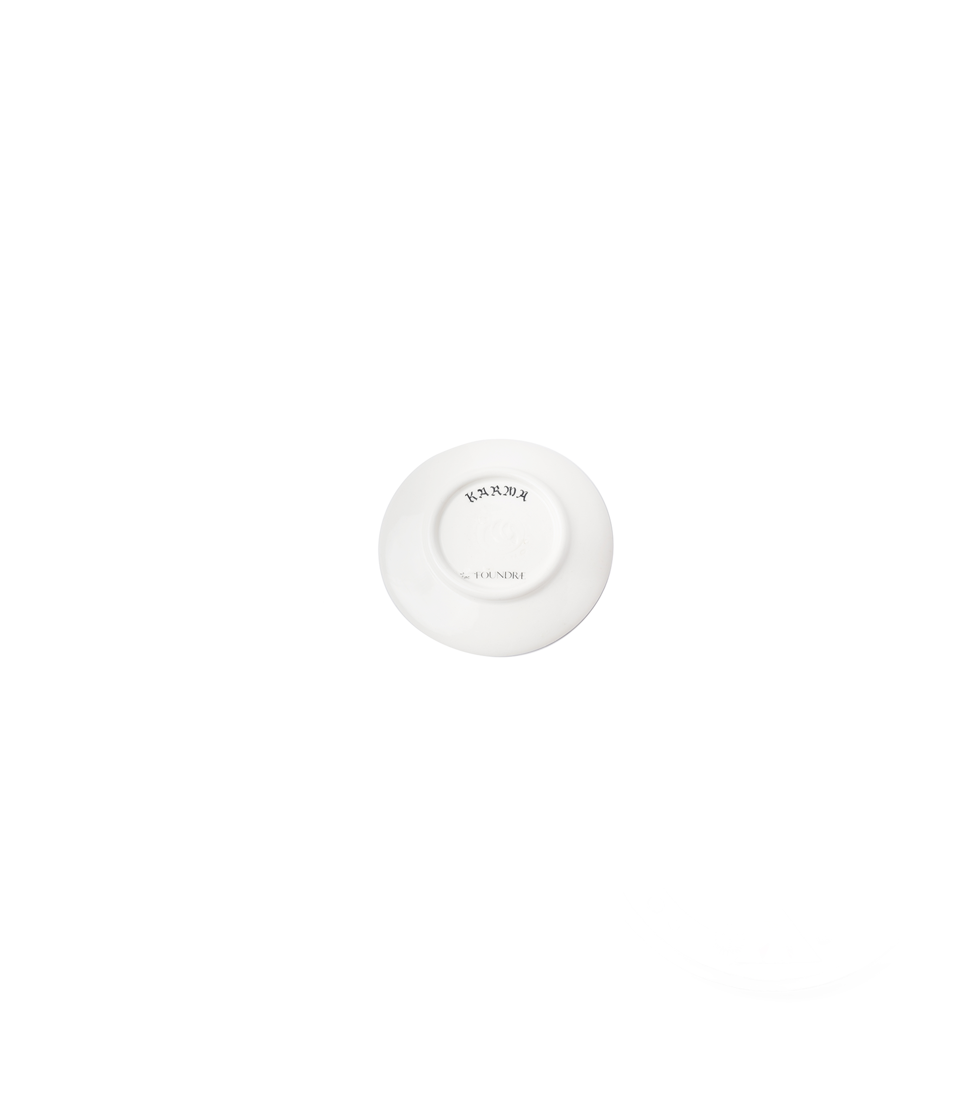 Karma Miniature Plate - Small Decorative Ceramic Plate for Home Decor, Gift Giving & Table Setting | Perfect for Displaying Trinkets, Jewelry & Candles