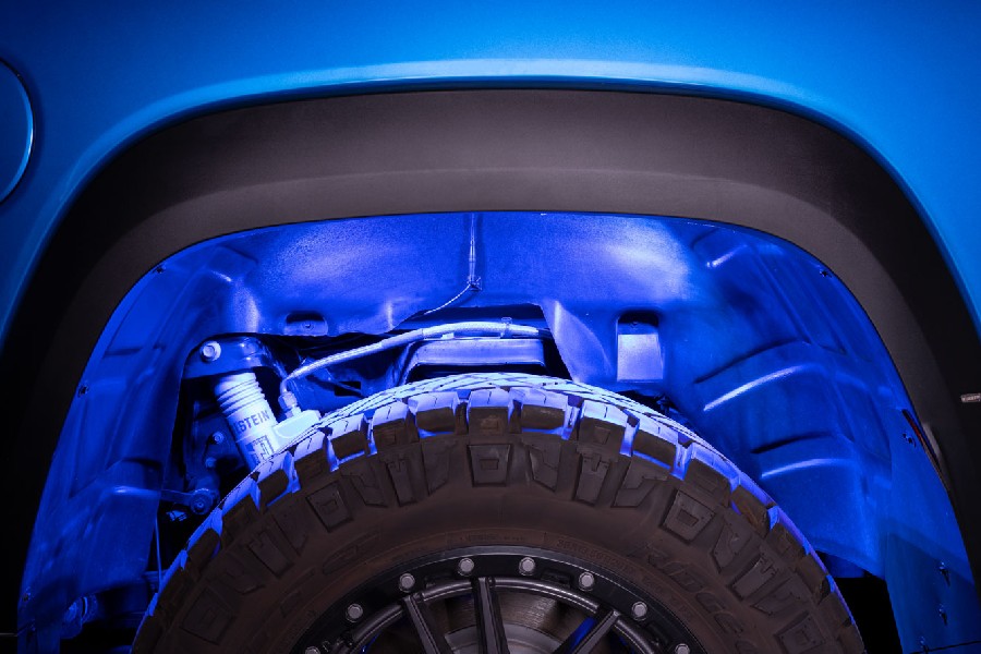 Diode Dynamics Stage Series Single Color LED Rock Lights - Blue, M8, 2 Pack for Off-Road Vehicles & Truck Underbody Lighting