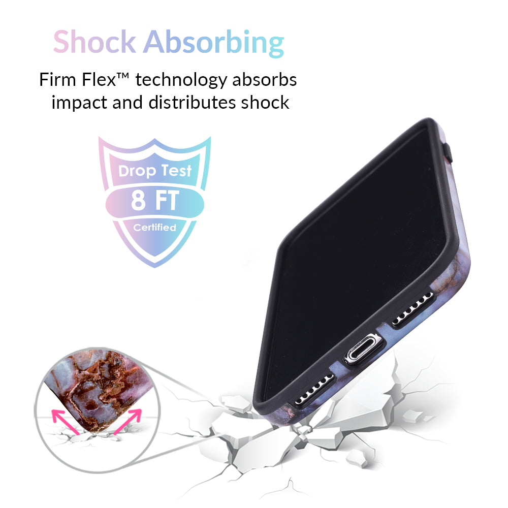 Galaxy Marble iPhone Case - Stylish Protective Cover for iPhone 12/13/14/15 Pro Max - Durable Shockproof Slim Design - Perfect for Everyday Use, Travel & Gifting