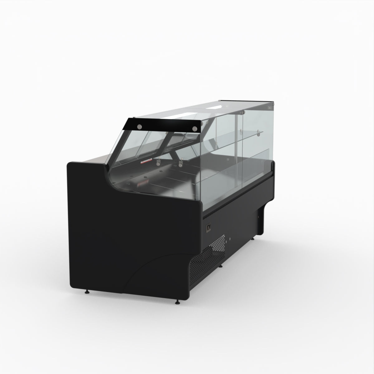 2 Meter AG Deli Showcase Glass Display Case - Perfect for Supermarkets, Delis & Bakeries to Showcase Fresh Food & Pastries